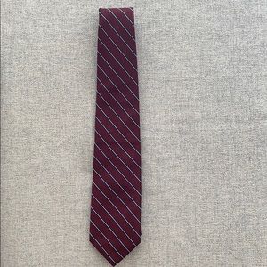 JCrew Men’s Maroon Blue Navy Striped Tie